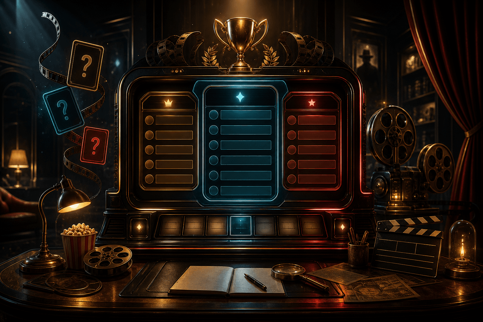 Cinema One trivia scorecard arcade